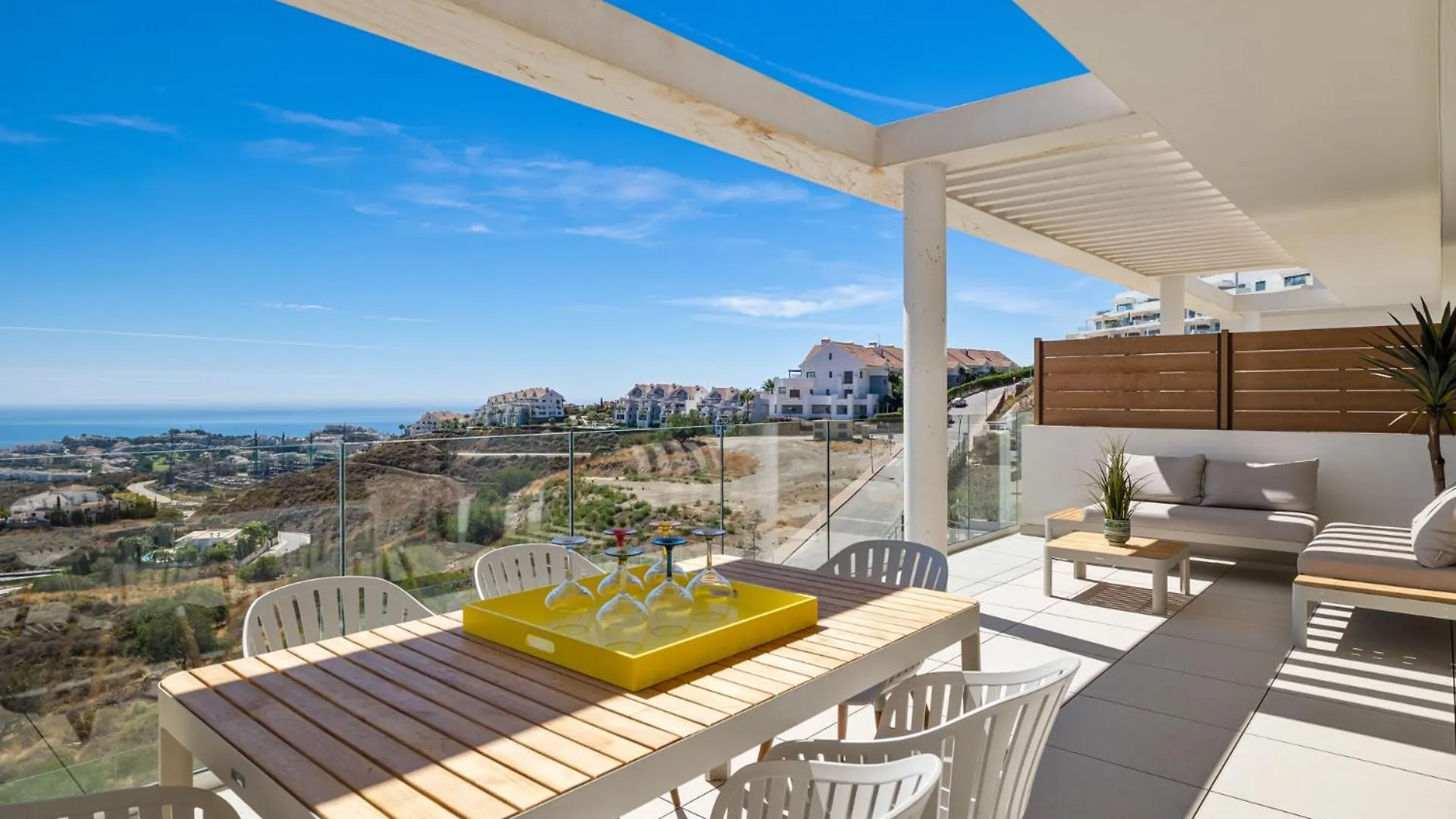 Nieuwbouwappartement La Cala De Mijas - 2 Slaapkamers - Uitzicht Op Golf En Zee Sitio de Calahonda Apartmán