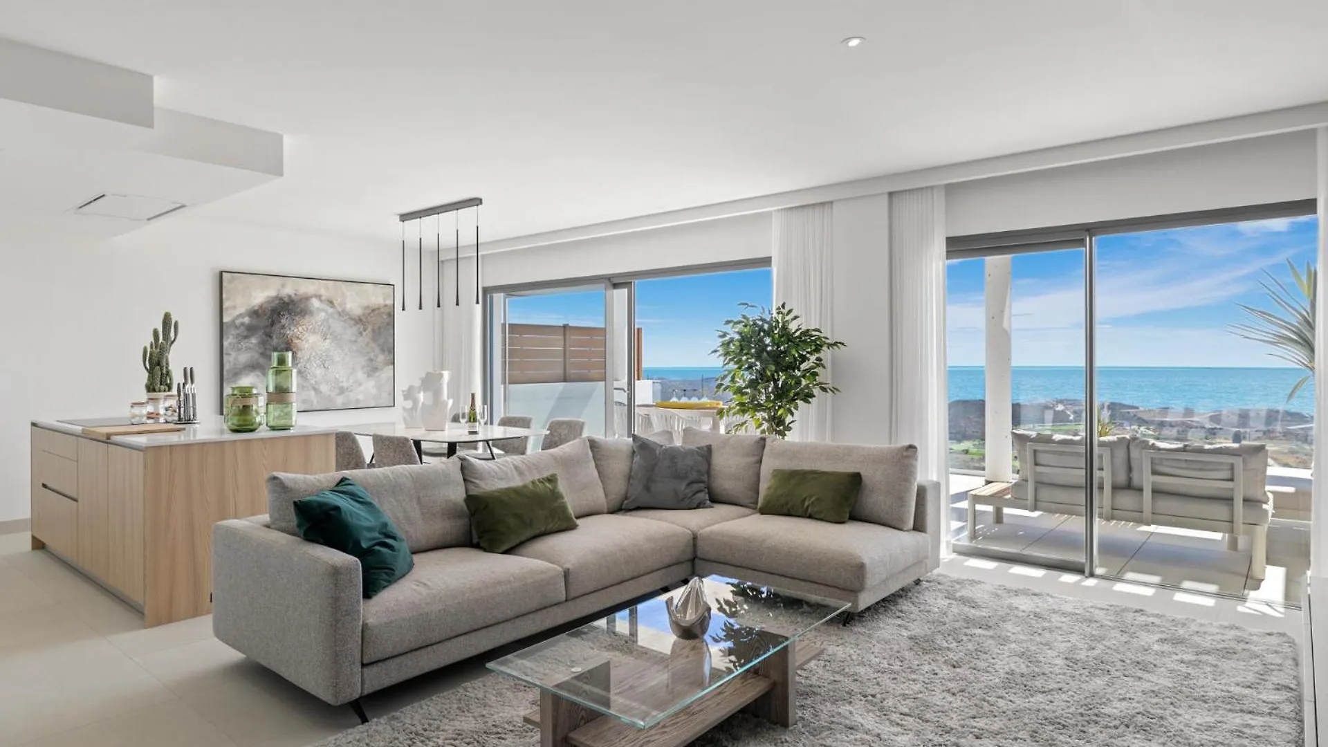 Nieuwbouwappartement La Cala De Mijas - 2 Slaapkamers - Uitzicht Op Golf En Zee Sitio de Calahonda